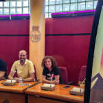 Descripción de la foto de portada: presentación del kilómetro vertical en el ayuntamiento de la localidad