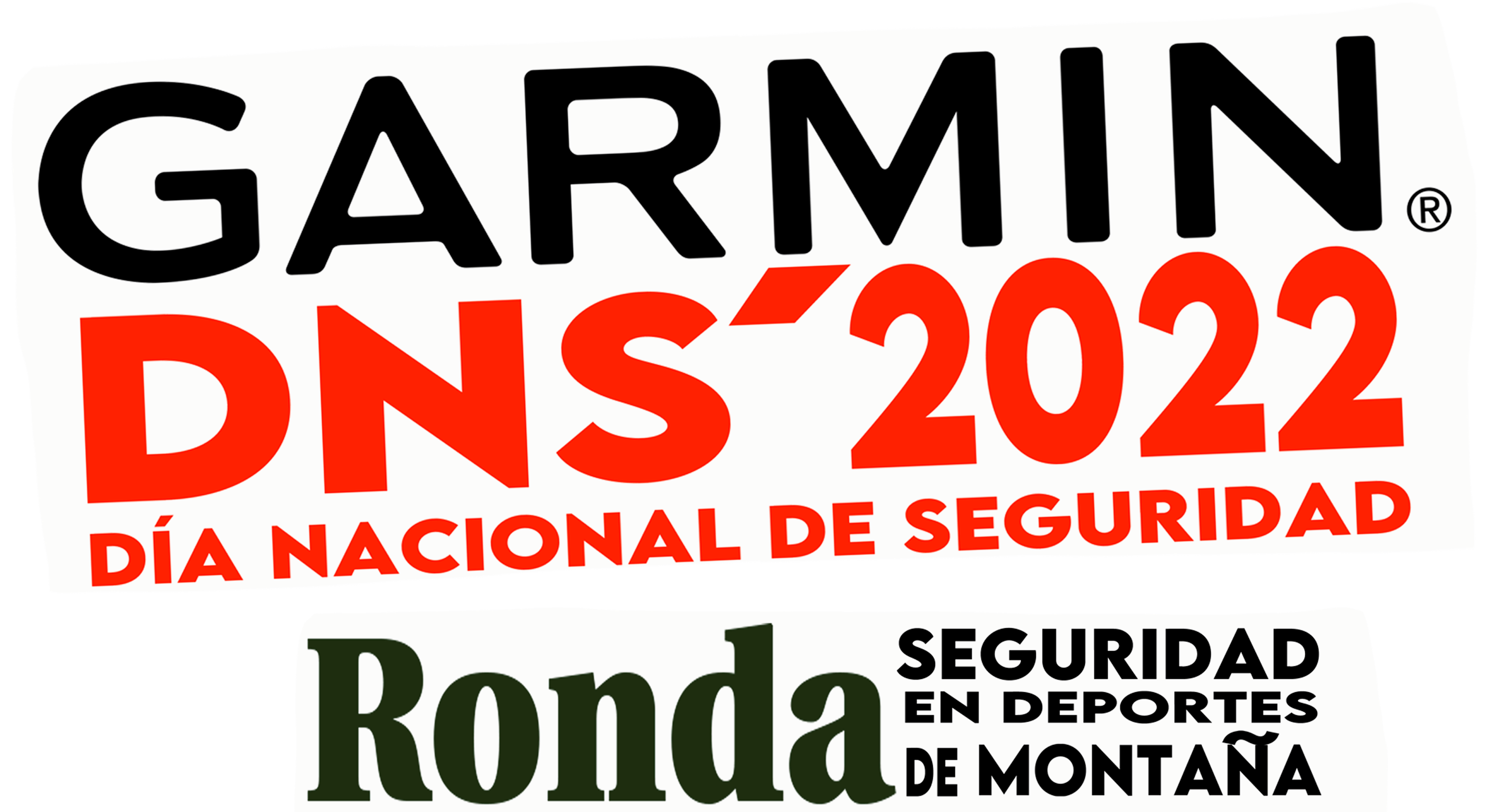 Cartel del Día Nacional de la Seguridad en Montaña Garmin.