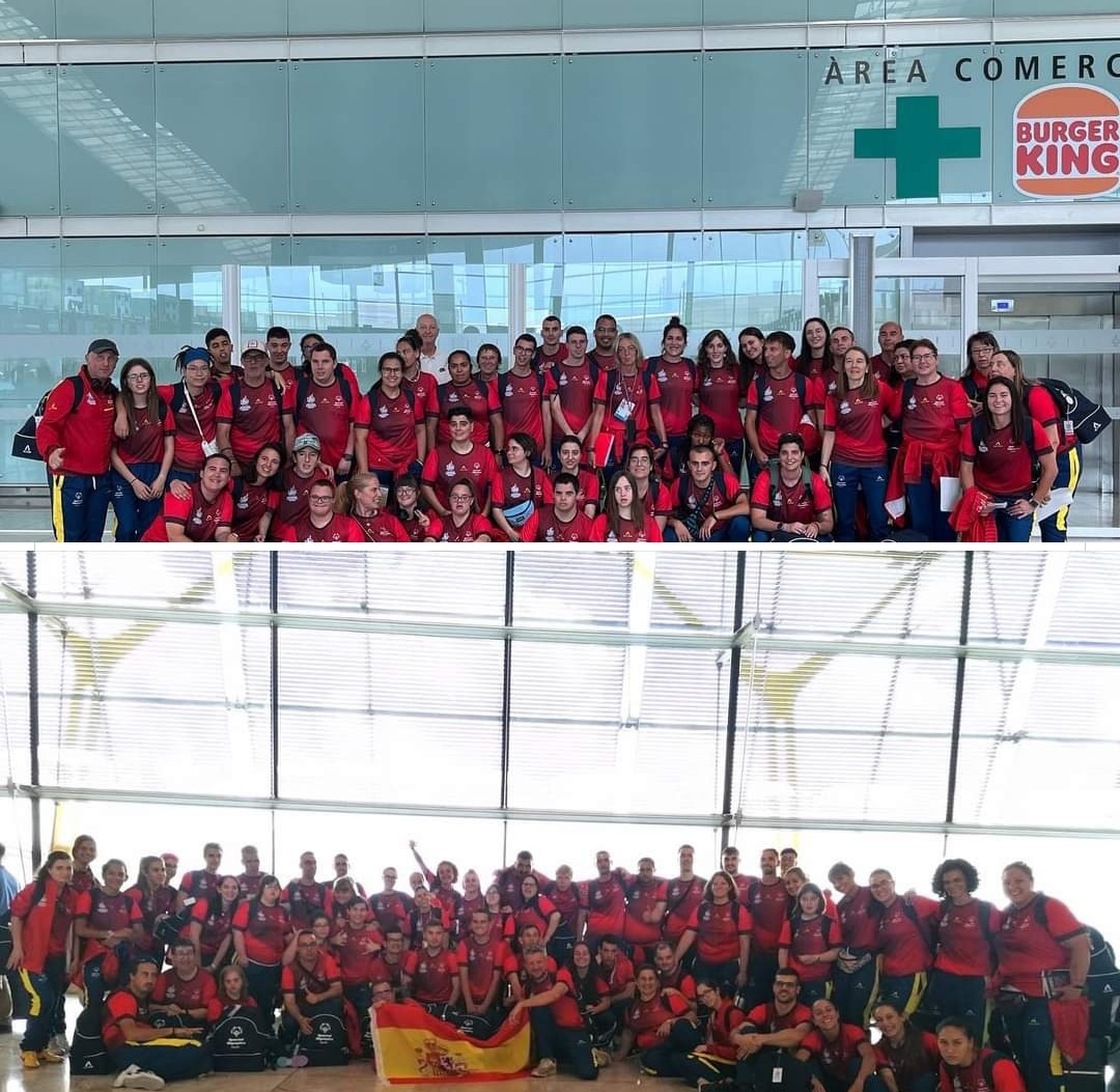 DELEGACION SPECIAL OLIMPIC ESPAÑA ,103 PERSONAS ENTRE DEPORTISTAS Y ENTRENADORES