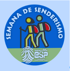 Logotipo en color del concurso Semana de Senderismo FEDME